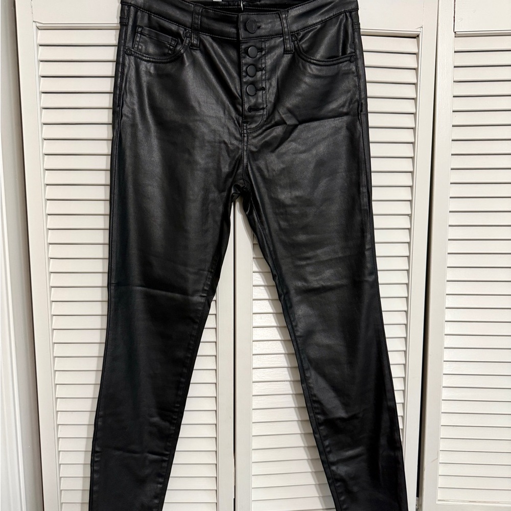 Kut from the Kloth Jet Black Coated Jeans
